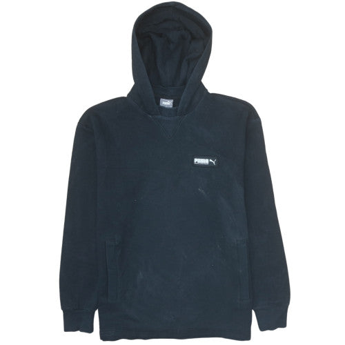 Mens UK Size S PUMA Black Pullover Hoodie