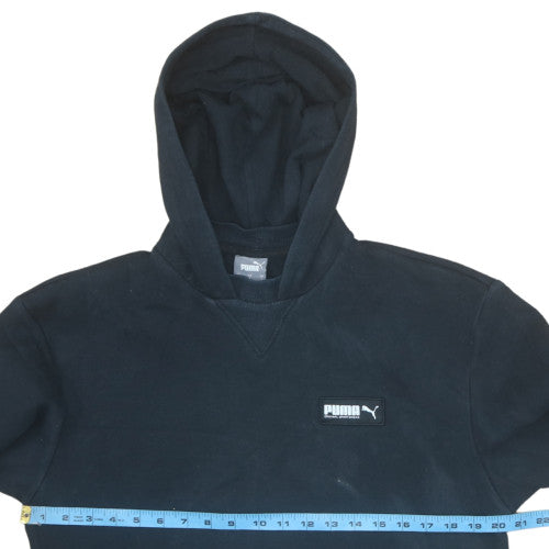 Mens UK Size S PUMA Black Pullover Hoodie