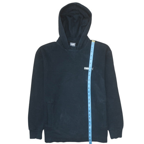 Mens UK Size S PUMA Black Pullover Hoodie