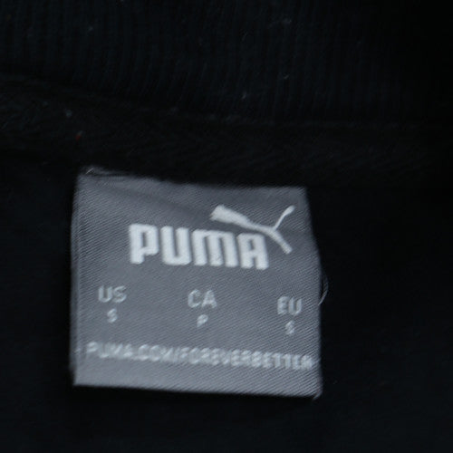 Mens UK Size S PUMA Black Pullover Hoodie