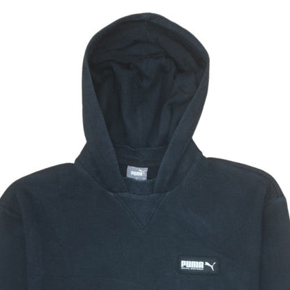 Mens UK Size S PUMA Black Pullover Hoodie