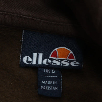 Mens UK Size S ellesse Brown Pullover Hoodie
