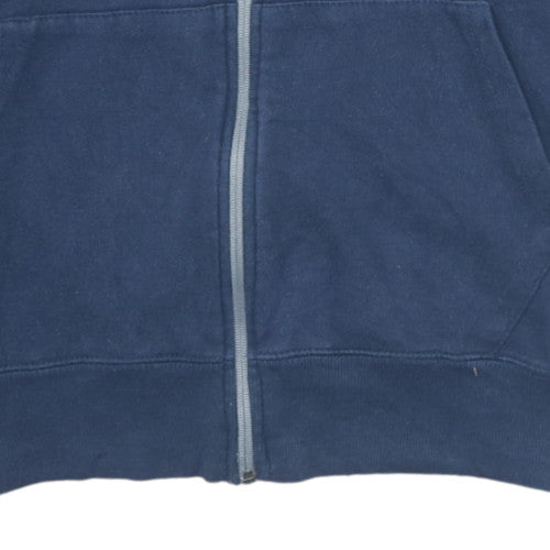 Mens UK Size M Umbro Blue Full Zip Hoodie