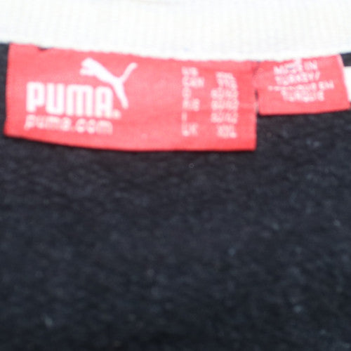 Mens UK Size XL PUMA Black Full Zip Hoodie