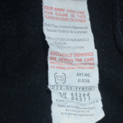 Mens UK Size XL PUMA Black Full Zip Hoodie
