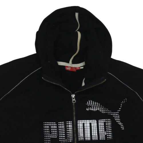 Mens UK Size XL PUMA Black Full Zip Hoodie