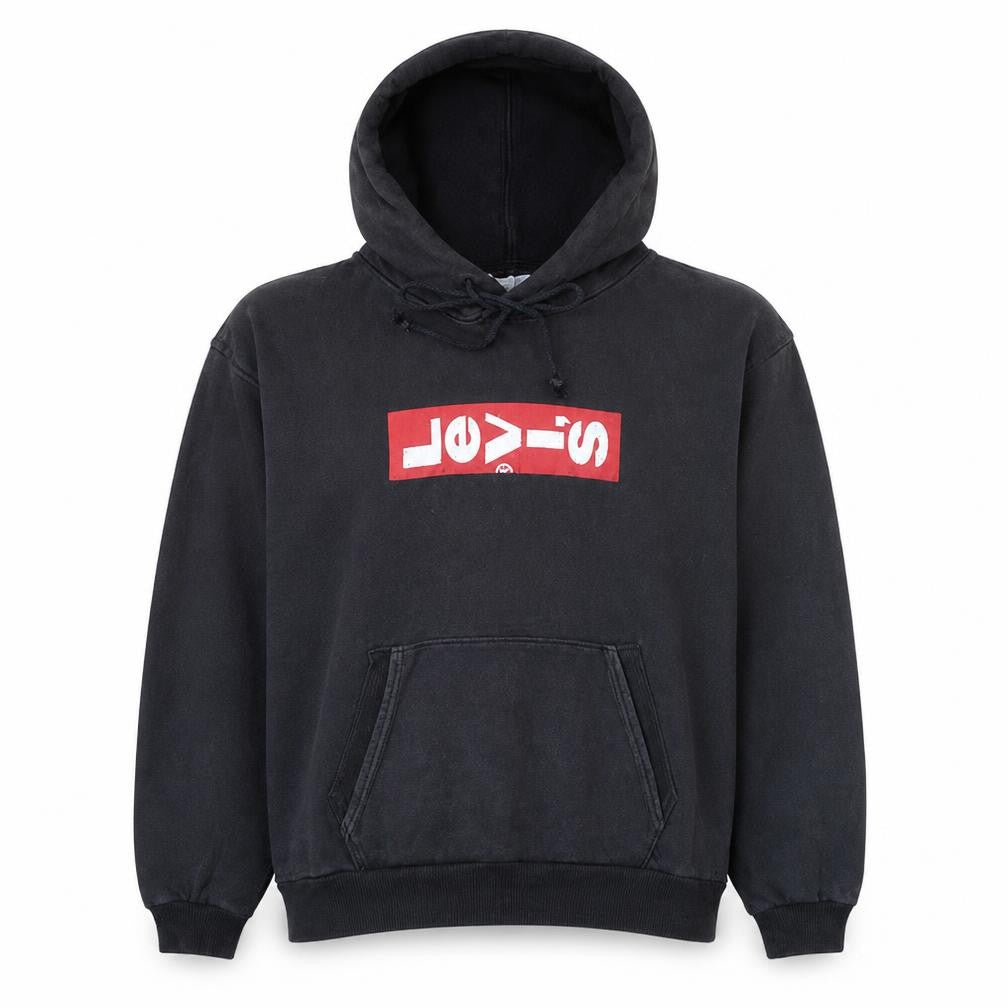 Womens UK Size 2XS Levi's Black Pullover Hoodie
