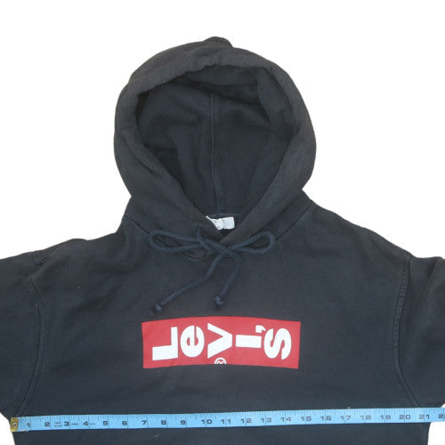 Womens UK Size 2XS Levi's Black Pullover Hoodie