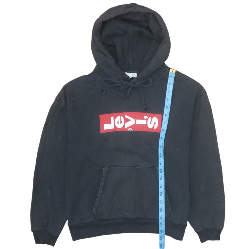 Womens UK Size 2XS Levi's Black Pullover Hoodie