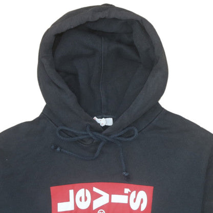 Womens UK Size 2XS Levi's Black Pullover Hoodie