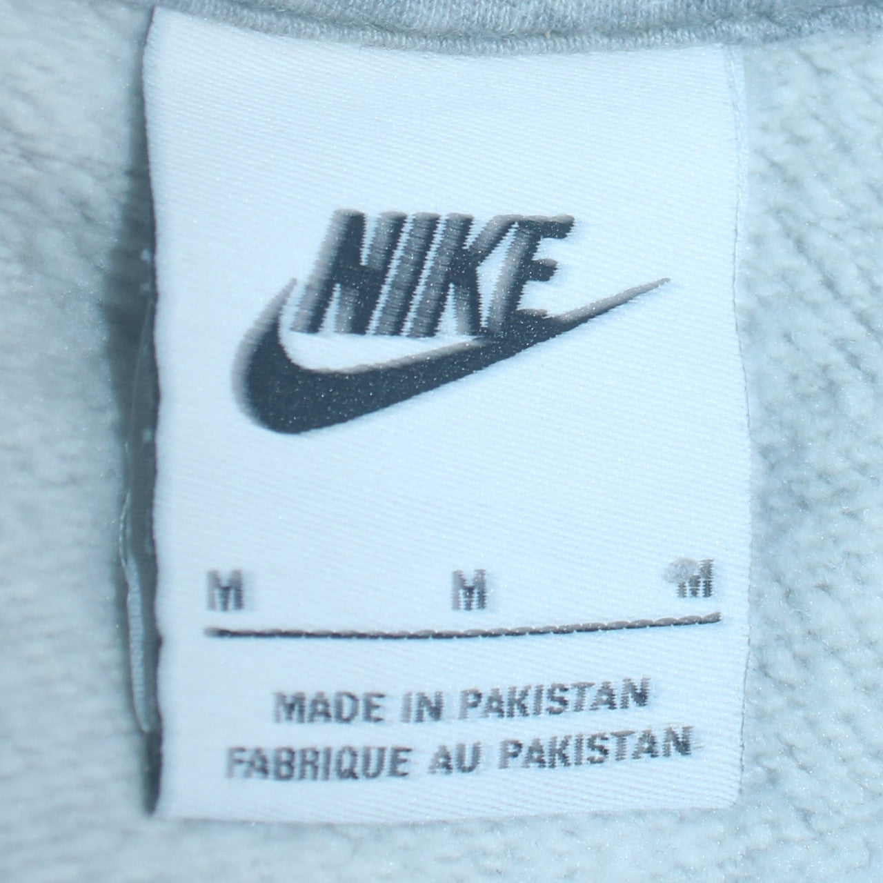 Mens UK Size M Nike Grey Pullover Hoodie