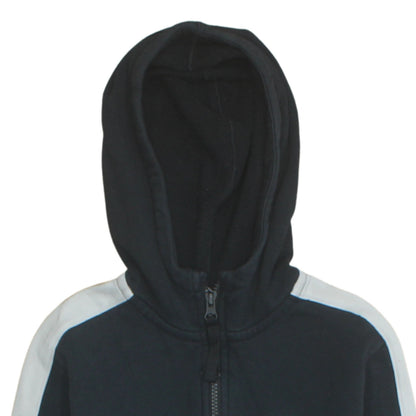 Nike Boys Black & White Half Zip Colourblock Hoodie 12-13 Years