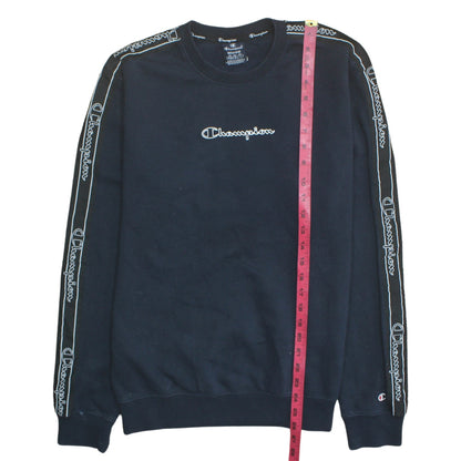 Mens UK Size M Champion Black Pullover Sweatshirt