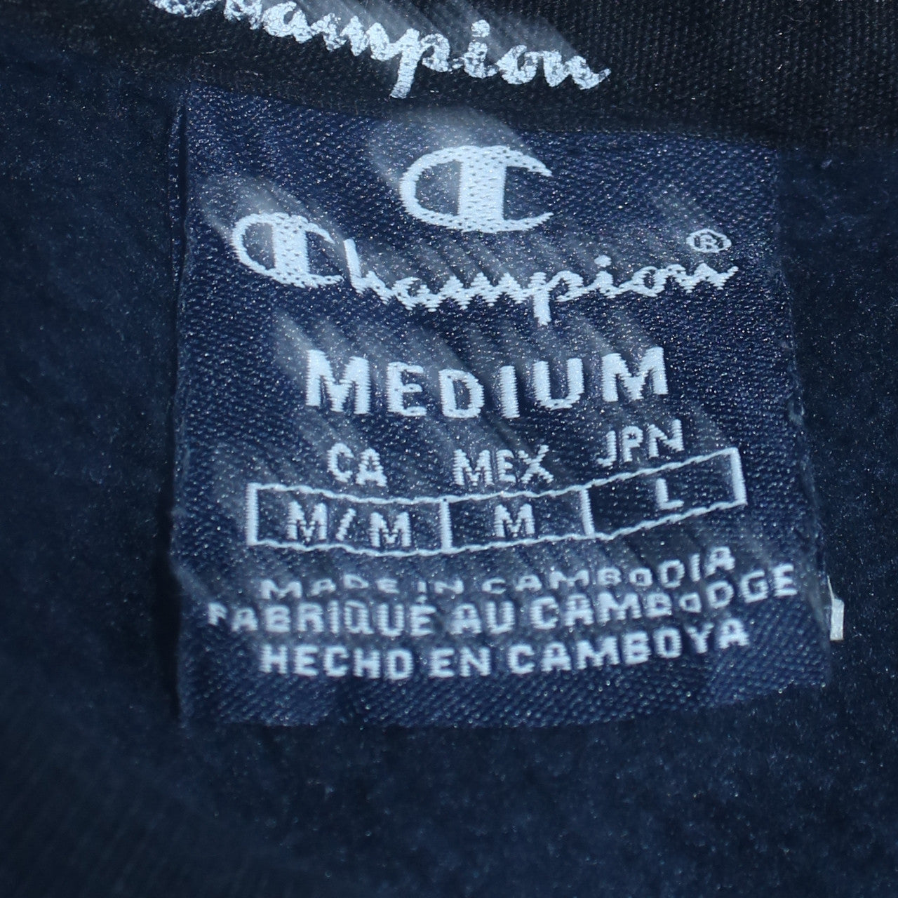 Mens UK Size M Champion Black Pullover Sweatshirt