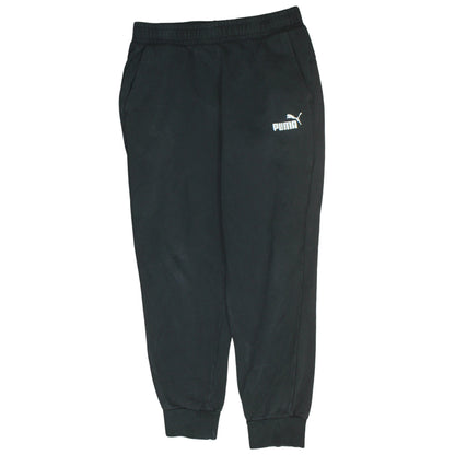 Mens UK Size L PUMA Regular Fit Jogger Black Trousers