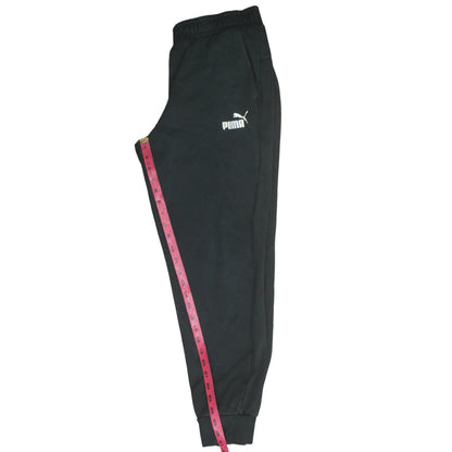 Mens UK Size L PUMA Regular Fit Jogger Black Trousers