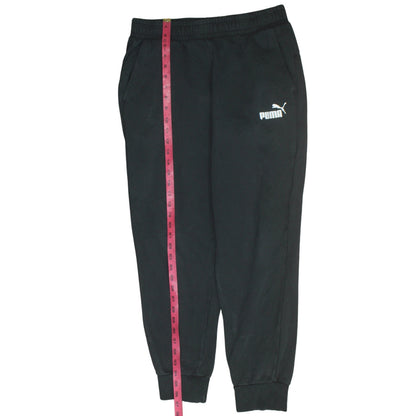 Mens UK Size L PUMA Regular Fit Jogger Black Trousers