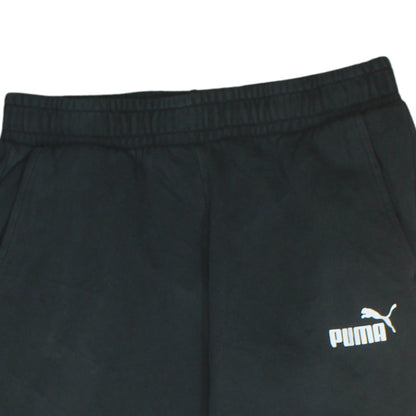 Mens UK Size L PUMA Regular Fit Jogger Black Trousers