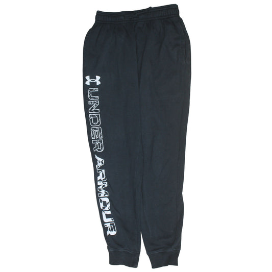 Mens UK Size M Under armour Relaxed Fit Sweatpants Black Trousers