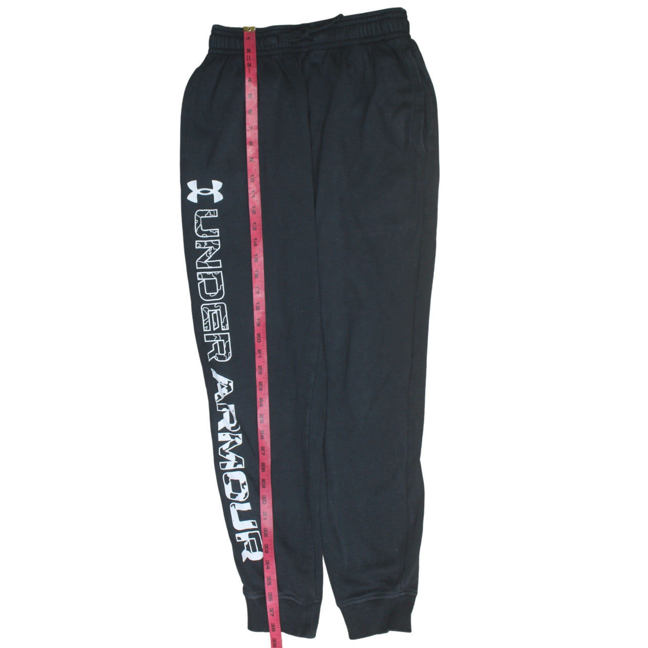 Mens UK Size M Under armour Relaxed Fit Sweatpants Black Trousers