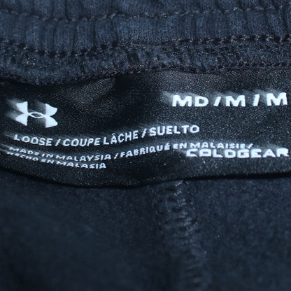 Mens UK Size M Under armour Relaxed Fit Sweatpants Black Trousers