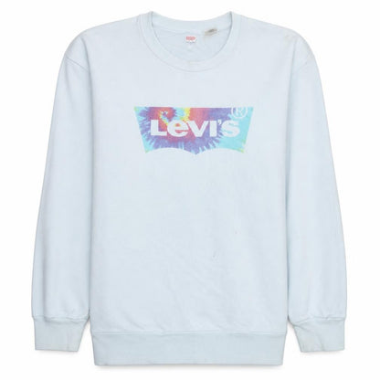 Womens UK Size L Levi's White Pullover Sweatshirt