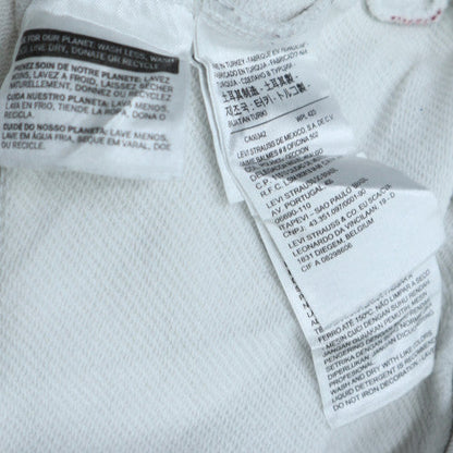 Womens UK Size L Levi's White Pullover Sweatshirt