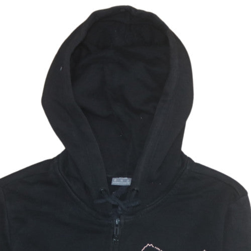 Womens UK Size XS PUMA Black Full Zip Hoodie
