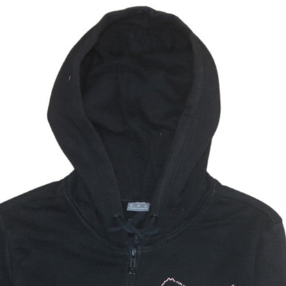 Womens UK Size XS PUMA Black Full Zip Hoodie