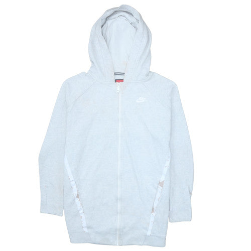 Mens UK Size M Nike Grey Full Zip Hoodie