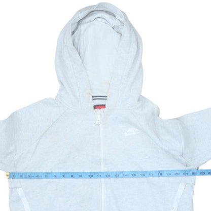 Mens UK Size M Nike Grey Full Zip Hoodie