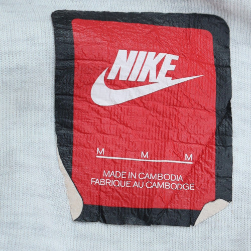 Mens UK Size M Nike Grey Full Zip Hoodie