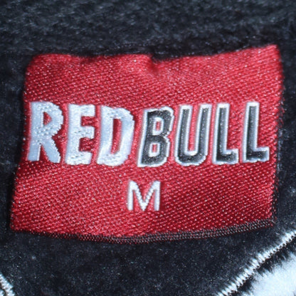 Mens UK Size M Red Bull Black Full Zip Sweatshirt