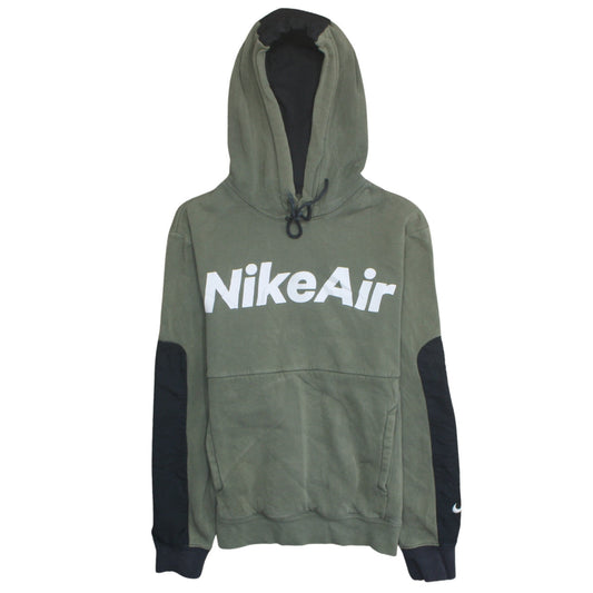Mens UK Size XS Nike Green Pullover Hoodie