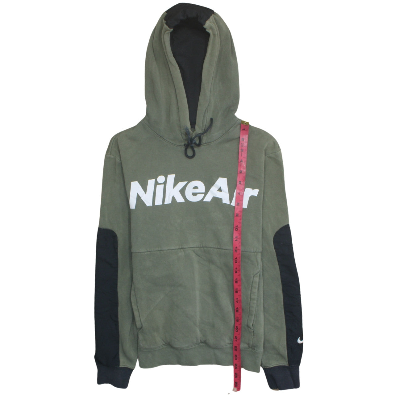 Mens UK Size XS Nike Green Pullover Hoodie