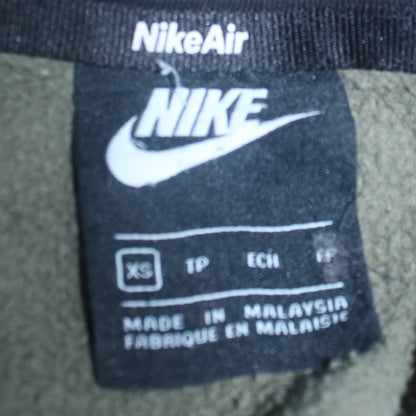 Mens UK Size XS Nike Green Pullover Hoodie