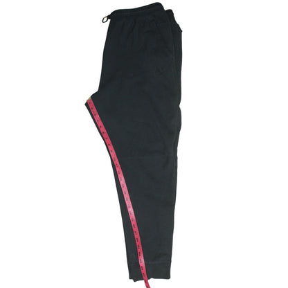 Nike Mens Black 2XL Jogger Sweatpants Elastic Waist Tapered Fit
