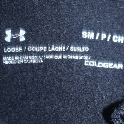 Mens UK Size S Under armour Black Pullover Hoodie