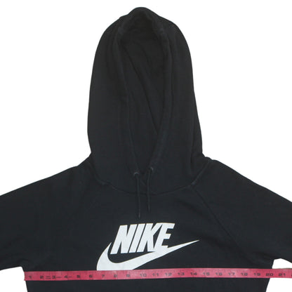 Womens UK Size S Nike Black Pullover Hoodie