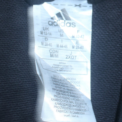 Womens UK Size 14 adidas Black Full Zip Hoodie