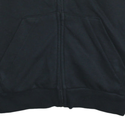 Womens UK Size 14 adidas Black Full Zip Hoodie