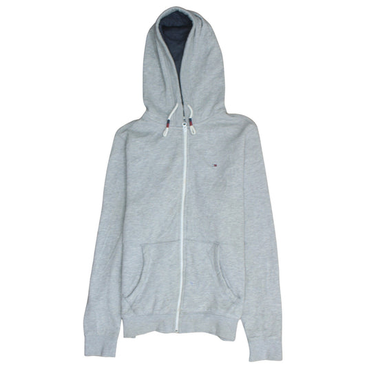 Mens UK Size M Tommy Jeans Grey Full Zip Hoodie