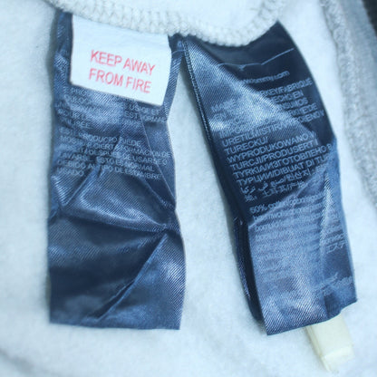 Mens UK Size M Tommy Jeans Grey Full Zip Hoodie