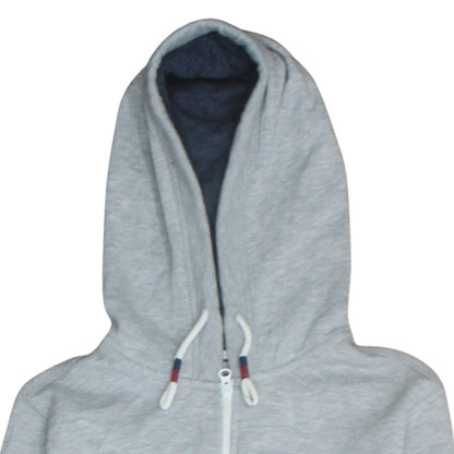 Mens UK Size M Tommy Jeans Grey Full Zip Hoodie