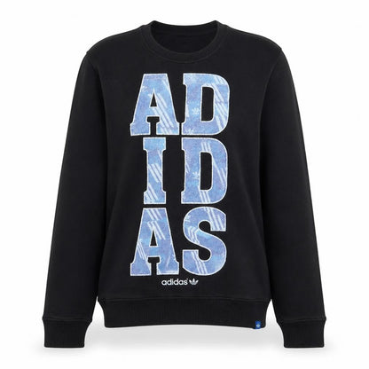 Womens UK Size M adidas Black Pullover Sweatshirt