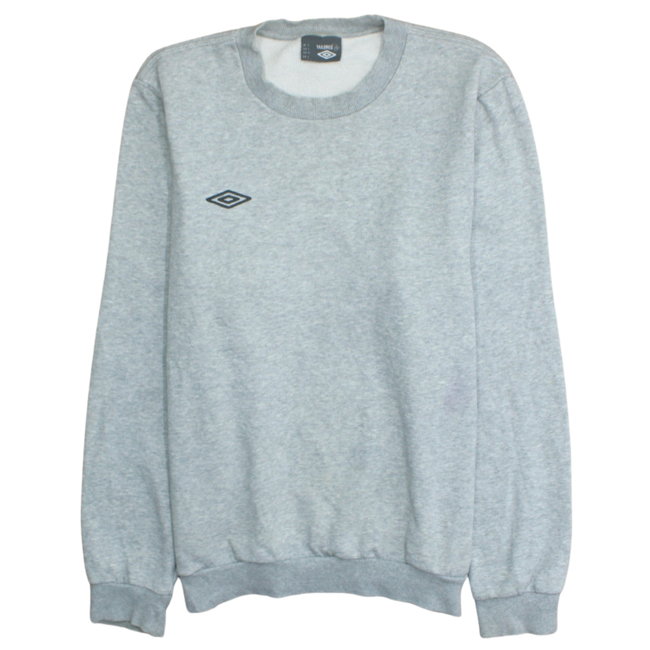 Mens UK Size L Umbro Grey Pullover Sweatshirt