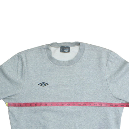 Mens UK Size L Umbro Grey Pullover Sweatshirt