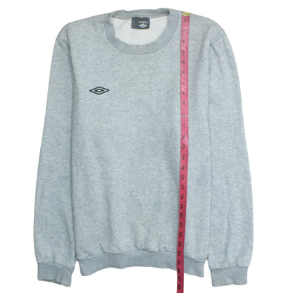 Mens UK Size L Umbro Grey Pullover Sweatshirt