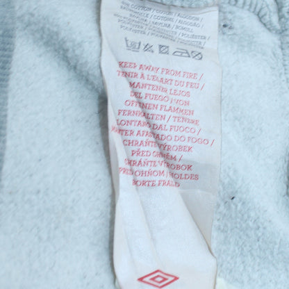 Mens UK Size L Umbro Grey Pullover Sweatshirt