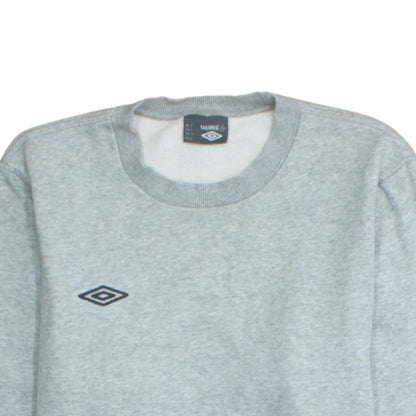 Mens UK Size L Umbro Grey Pullover Sweatshirt